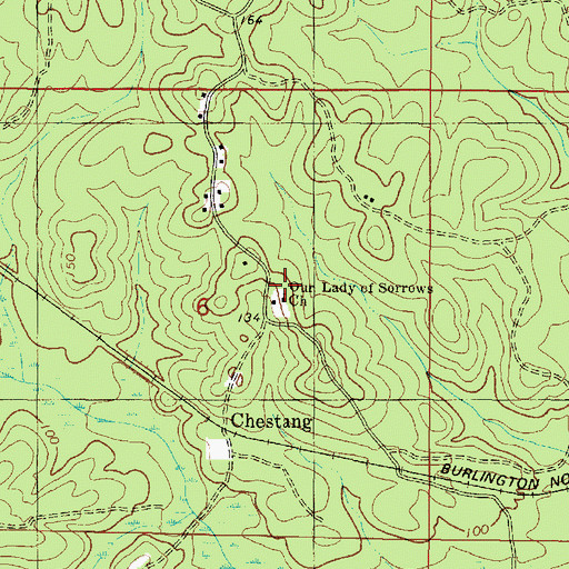 Topographic Map of Fairford School, AL