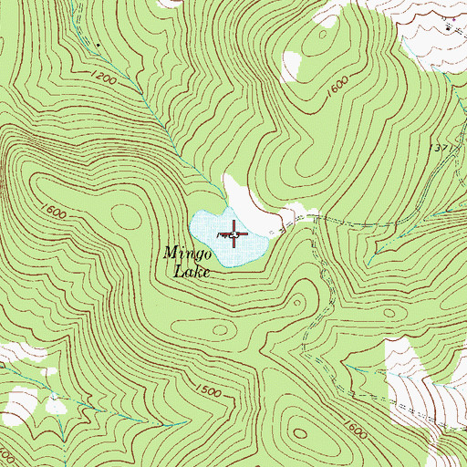 Topographic Map of Mingo Lake, PA