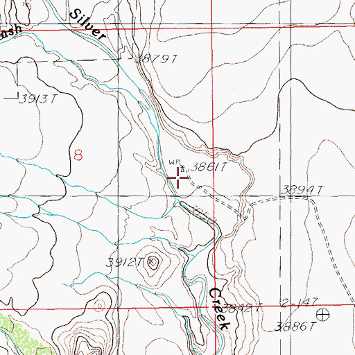 Topographic Map of Steel Woods Windmill, AZ