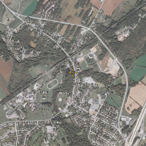Aerial/Satellite Image of Mountain Run, PA