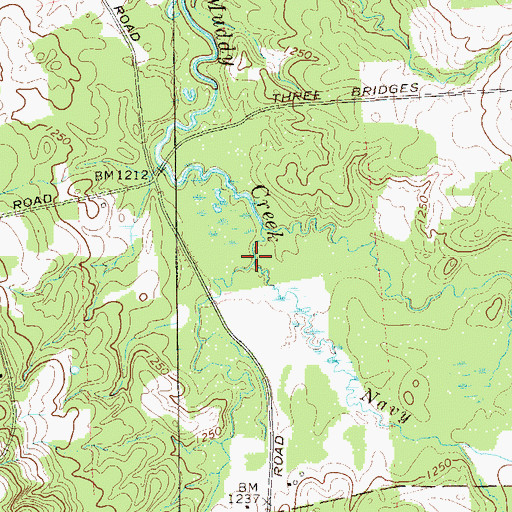 Topographic Map of Navy Run, PA