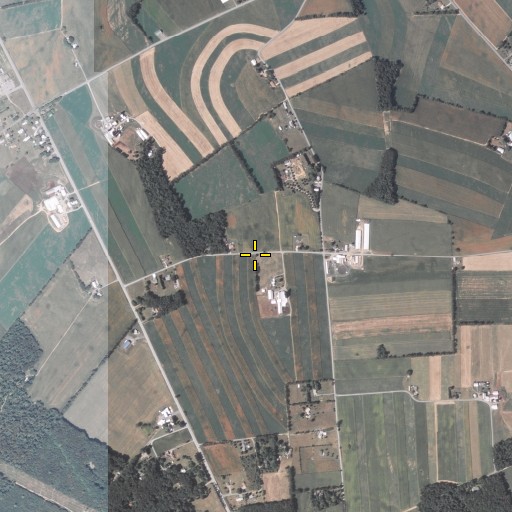 Aerial/Satellite Image of Noggle Cemetery, PA