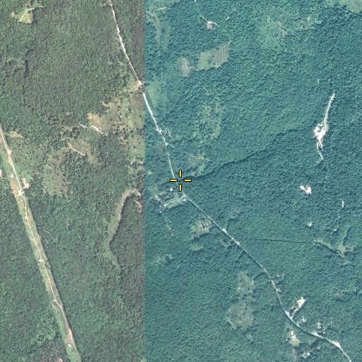 Aerial/Satellite Image of Notch Brook, PA