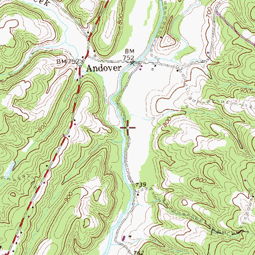 Topographic Map of Owl Creek, PA