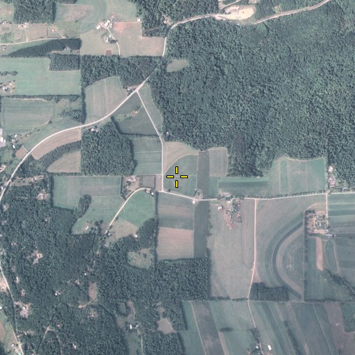 Aerial/Satellite Image of Pigeon Hill, PA