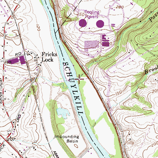 Topographic Map of Possum Hollow Run, PA