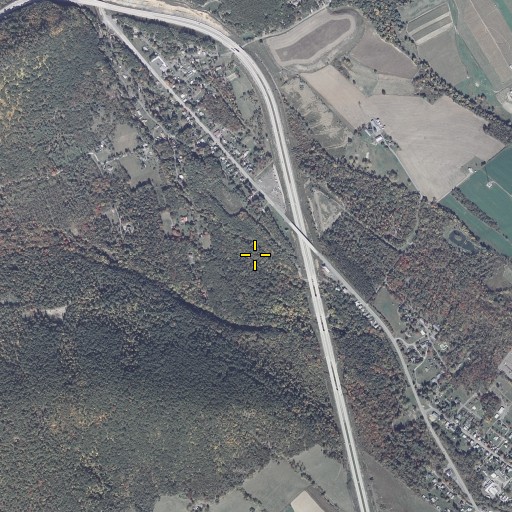 Aerial/Satellite Image of Potlicker Flats, PA