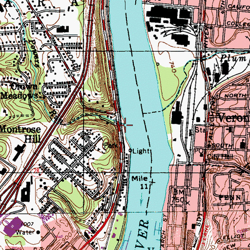 Topographic Map of Powers Run, PA