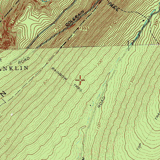 Topographic Map of Rainbow Trail, PA