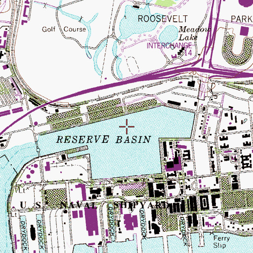 Topographic Map of Reserve Basin, PA