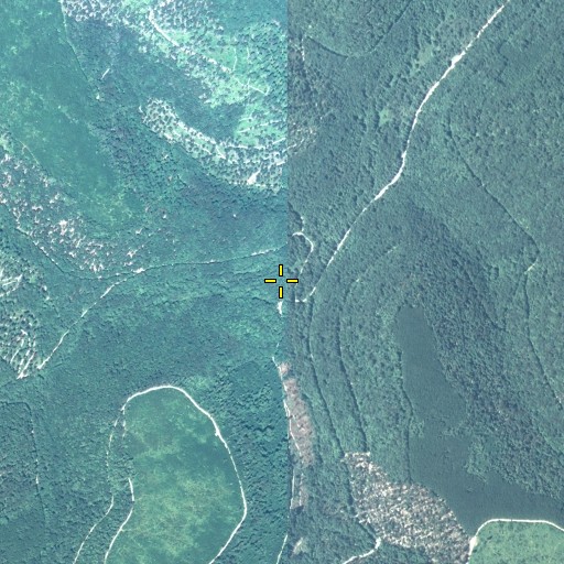 Aerial/Satellite Image of Right Fork Reed Run, PA
