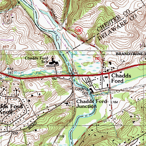 Topographic Map of Ring Run, PA