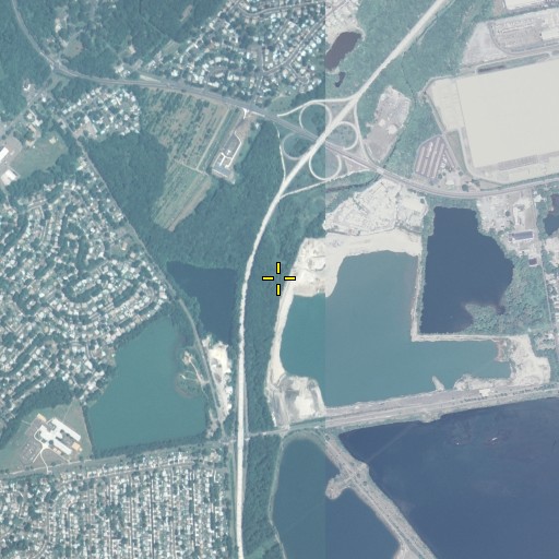 Aerial/Satellite Image of Rock Run, PA