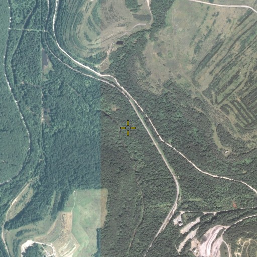 Aerial/Satellite Image of Rock Run, PA