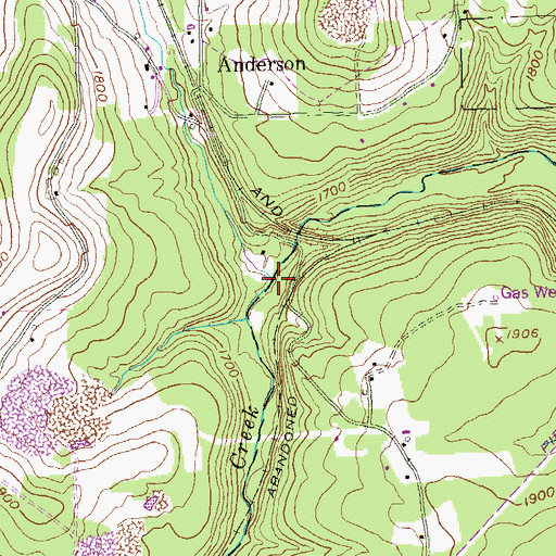Topographic Map of Rock Run, PA