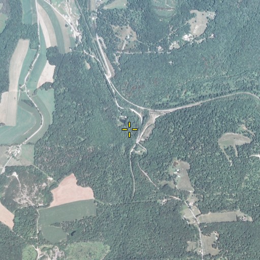 Aerial/Satellite Image of Rock Run, PA