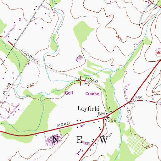 Topographic Map of Schlegel Run, PA
