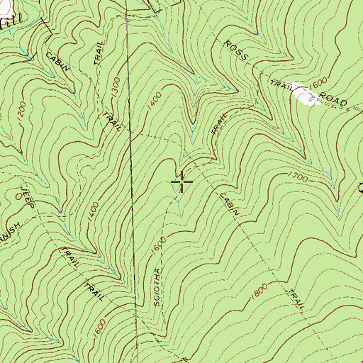Topographic Map of Sciotha Trail, PA