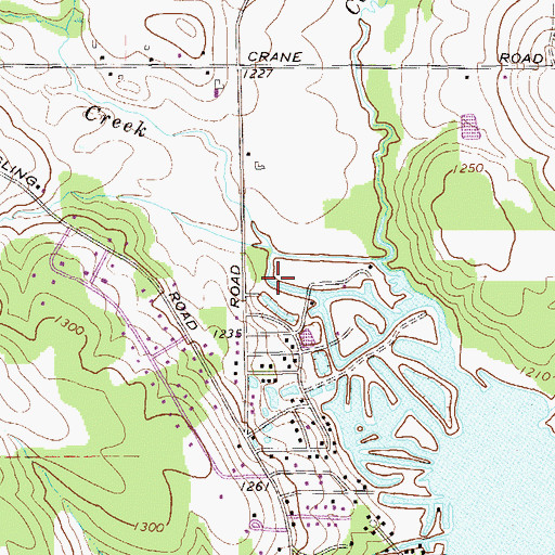 Topographic Map of Shenango Creek, PA