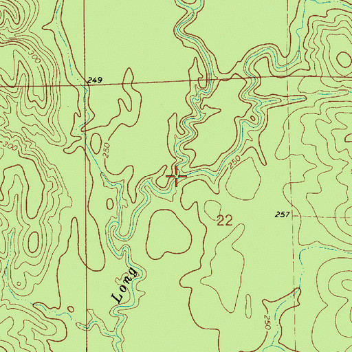 Topographic Map of Furlong Creek, AL