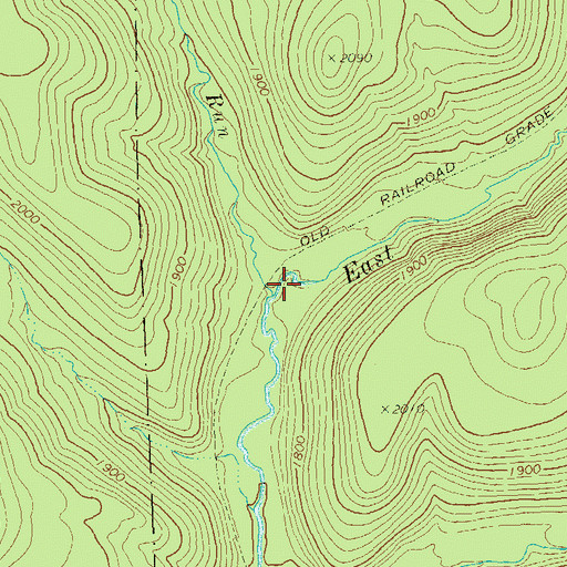 Topographic Map of Smith Run, PA