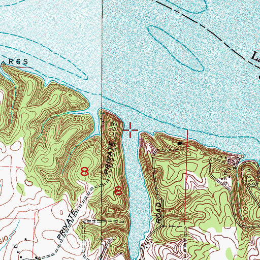 Topographic Map of Gargis Hollow, AL