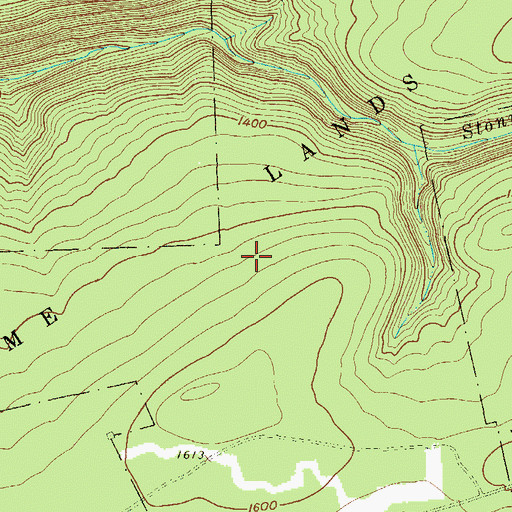 Topographic Map of State Game Lands Number 141, PA