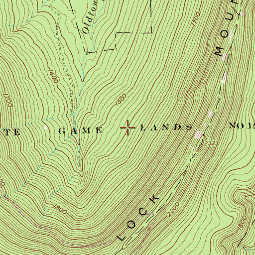 Topographic Map of State Game Lands Number 147, PA