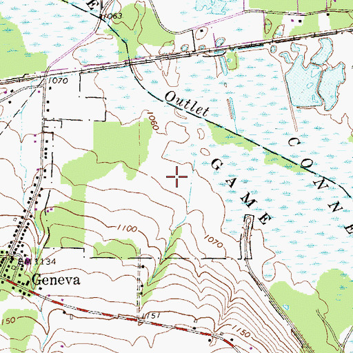 Topographic Map of State Game Lands Number 213, PA