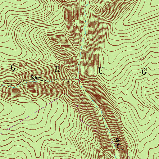 Topographic Map of Stevens Valley, PA