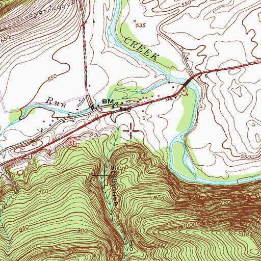 Topographic Map of Stilhouse Hollow, PA