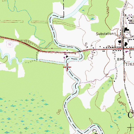 Topographic Map of Stillwater Creek, NY