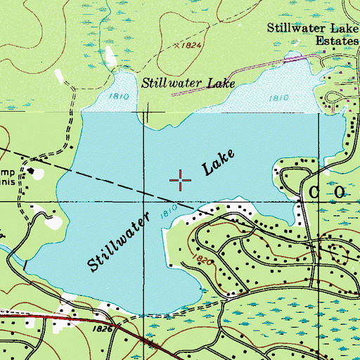 Topographic Map of Stillwater Lake, PA