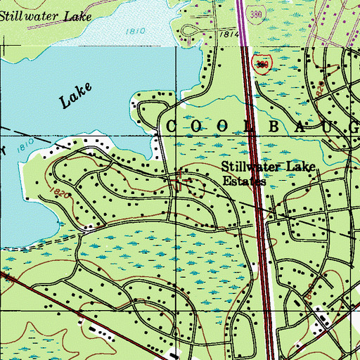 Topographic Map of Stillwater Lake Estates, PA