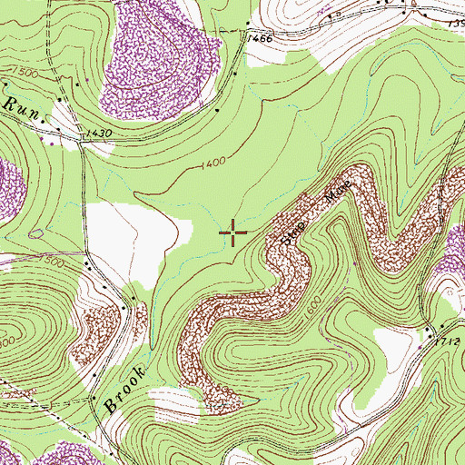 Topographic Map of Stony Brook, PA