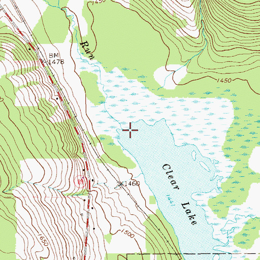 Topographic Map of Stranahan Run, PA