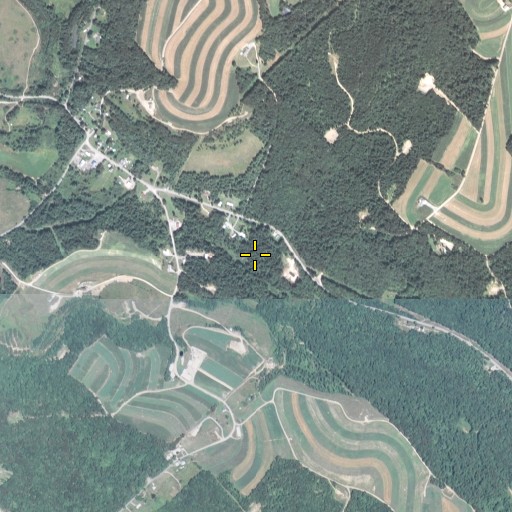 Aerial/Satellite Image of Strong Run, PA