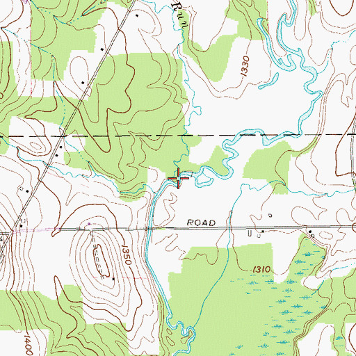 Topographic Map of Townley Run, PA