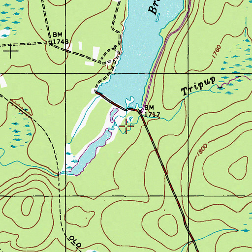 Topographic Map of Tripup Run, PA