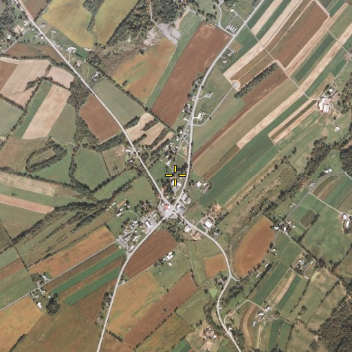 Aerial/Satellite Image of Upper Path Valley Church, PA