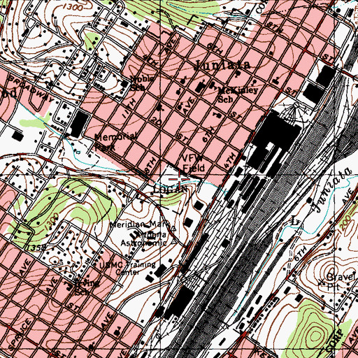 Topographic Map of View Field, PA