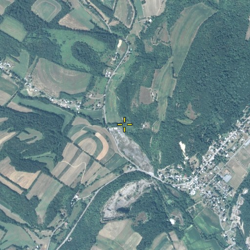 Aerial/Satellite Image of Vineyard Creek, PA