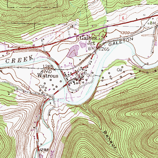 Topographic Map of Waltrous, PA