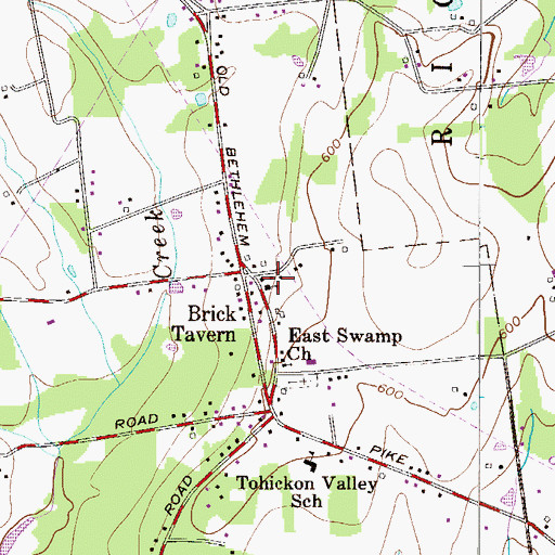 Topographic Map of Weikel School, PA
