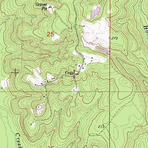 Topographic Map of Good Hope Baptist Church, AL
