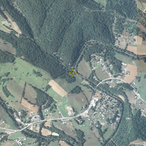 Aerial/Satellite Image of Rudolf Run, PA