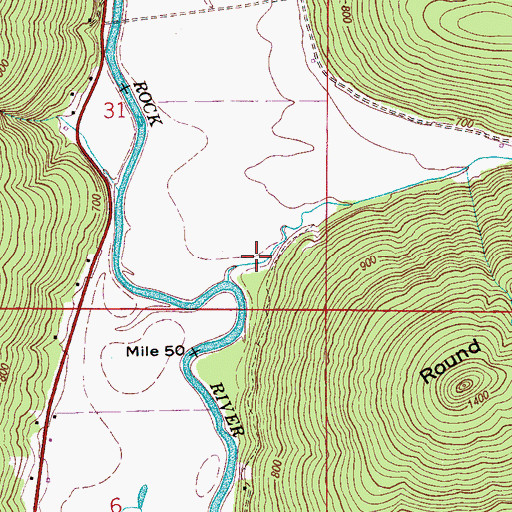 Topographic Map of Graham Cove, AL