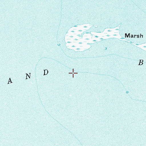 Topographic Map of Grand Bay, AL