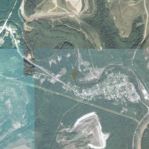 Aerial/Satellite Image of Curleys Run, PA