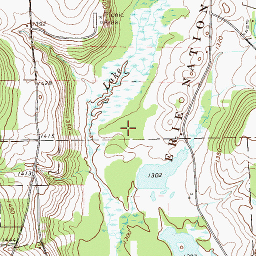 Topographic Map of Erie National Wildlife Refuge, PA
